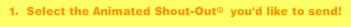 Shout-Outs