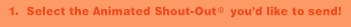 Shout-Outs