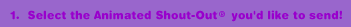 Shout-Outs