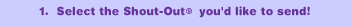 Shout-Outs