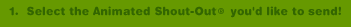 Shout-Outs