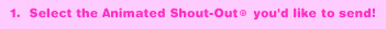 Shout-Outs